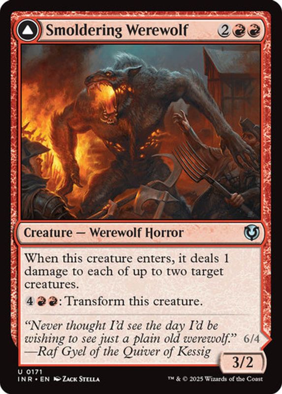 Smoldering Werewolf (Foil)