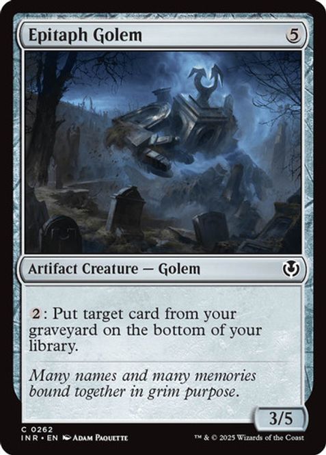 Hovedbilde Epitaph Golem