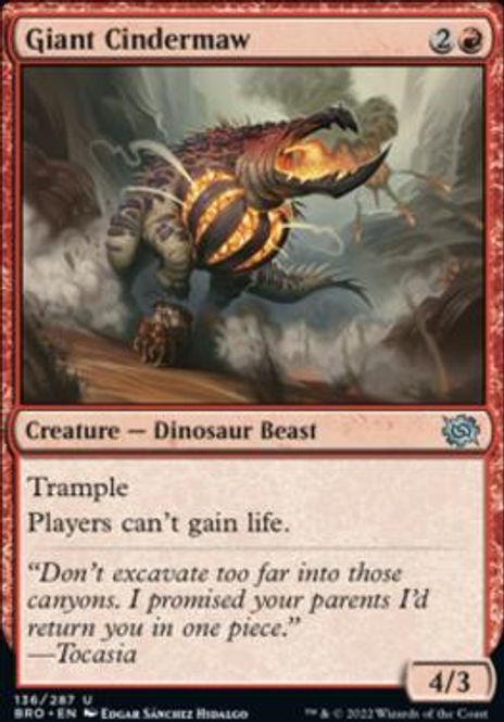 Hovedbilde Giant Cindermaw (foil)