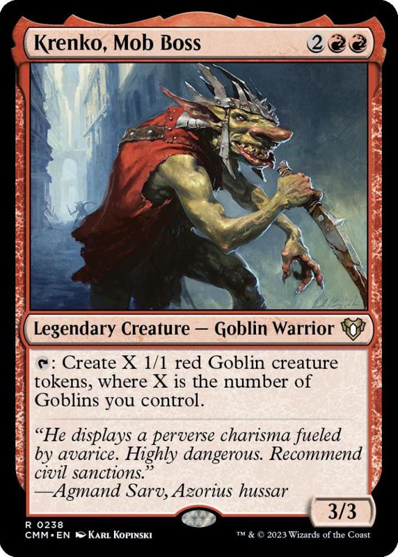 Krenko, Mob Boss (foil)