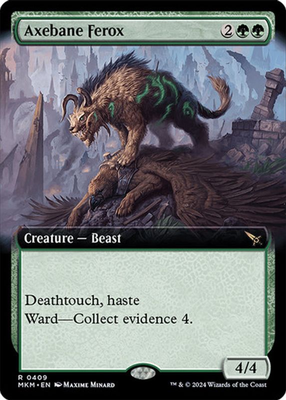 Axebane Ferox (Extended Art) (Foil)