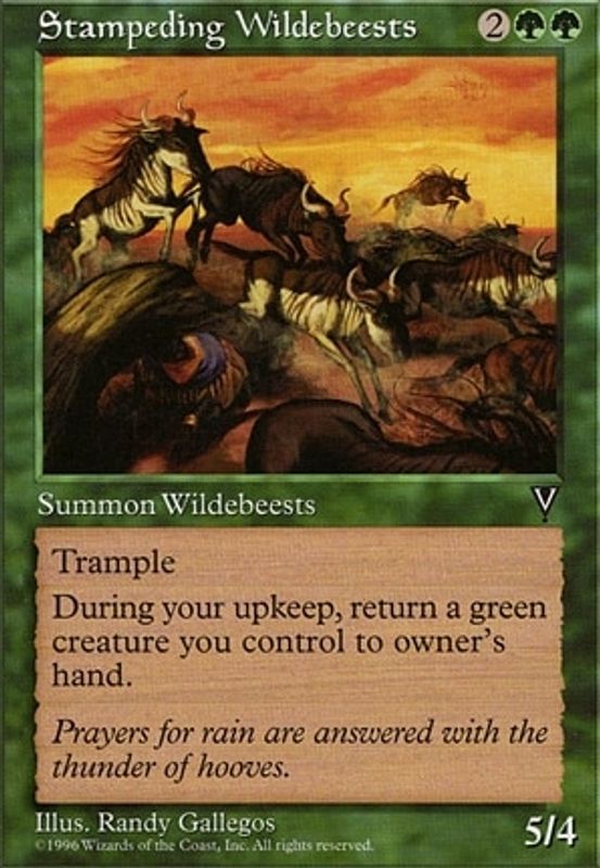 Stampeding Wildebeests