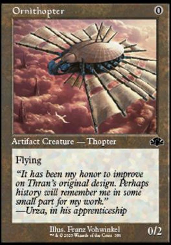Ornithopter (Retro Frame)