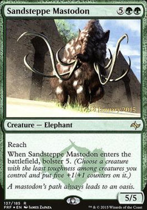 Sandsteppe Mastodon (Prerelease Foil)