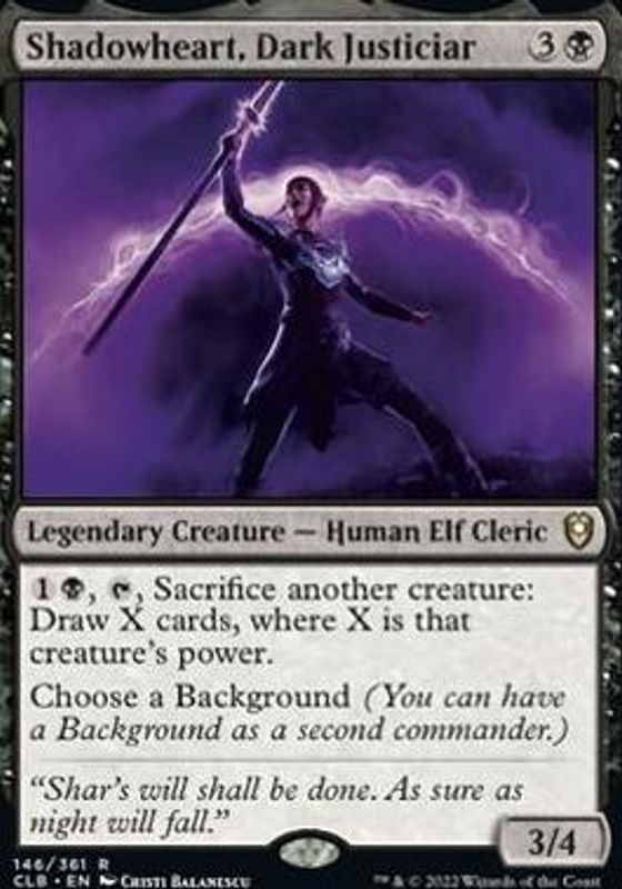 Shadowheart, Dark Justicar (foil)