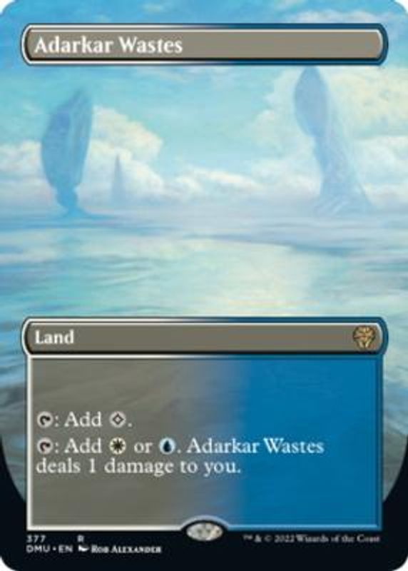 Adarkar Wastes (Borderless) (foil)