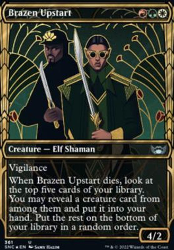 Brazen Upstart (Showcase, foil)