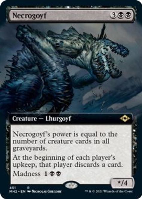 Hovedbilde Necrogoyf (Extended Art)