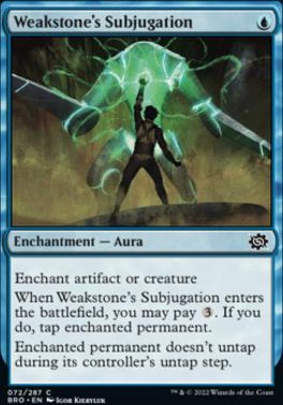 Weakstone's Subjugation (foil)
