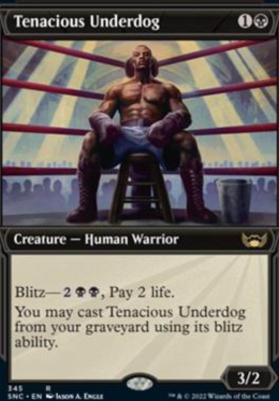 Tenacious Underdog (Showcase, foil)