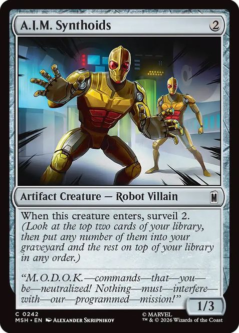 Hovedbilde A.I.M. Synthoids (Foil)