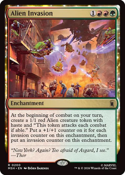 Hovedbilde Alien Invasion (Foil)
