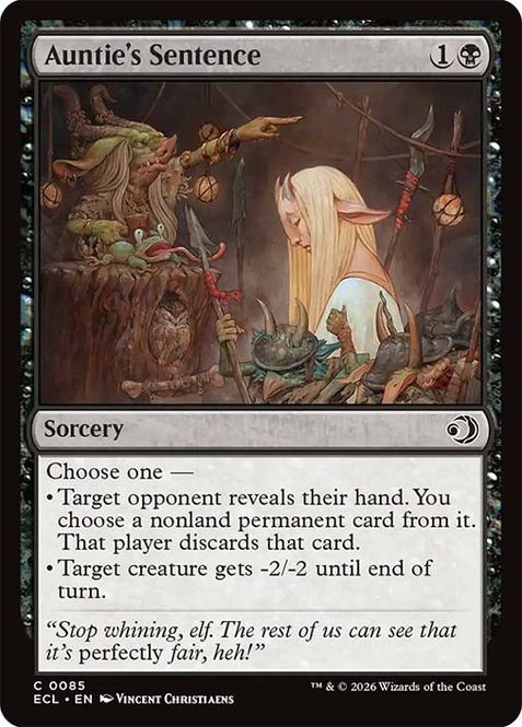 Hovedbilde Auntie's Sentence (Foil)