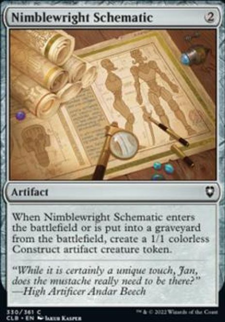Hovedbilde Nimblewright Schematic (foil)