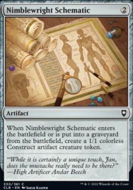 Nimblewright Schematic (foil)