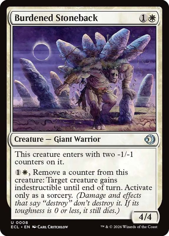 Burdened Stoneback (Foil)