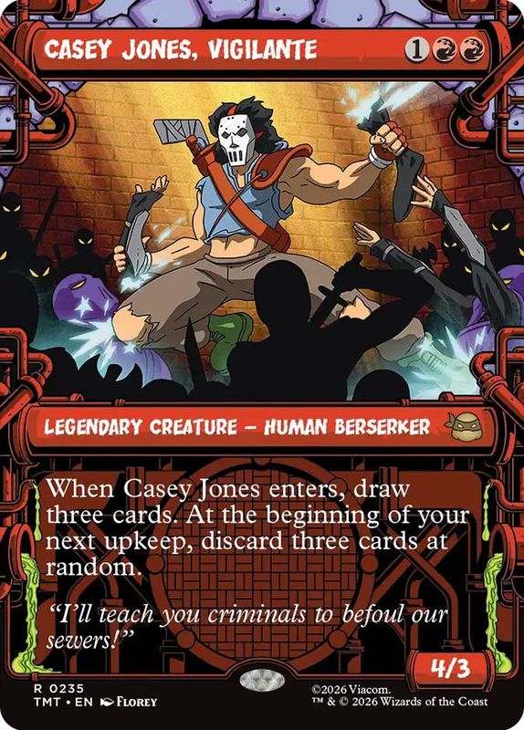 Casey Jones, Vigilante (Showcase) (Foil)