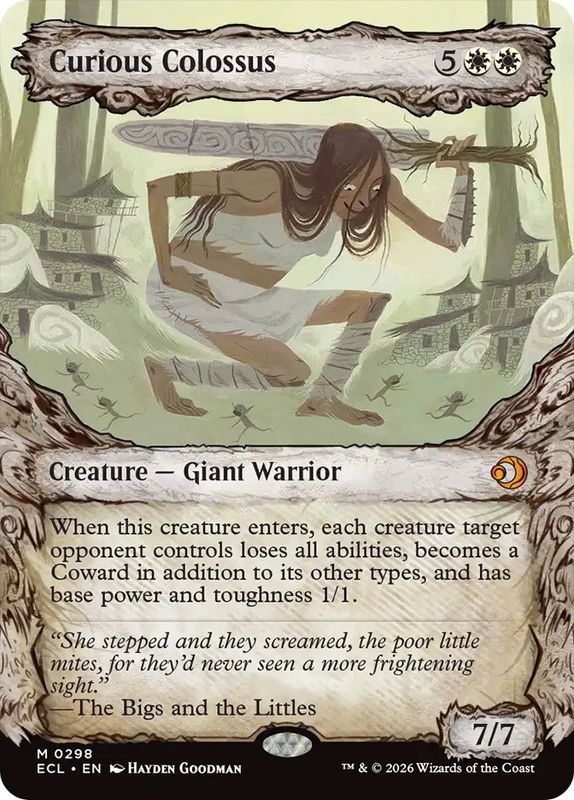 Curious Colossus (showcase) (Foil)