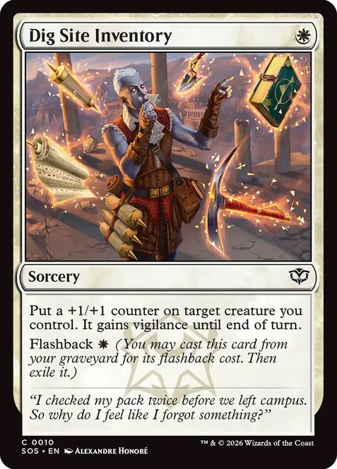 Hovedbilde Dig Site Inventory (Foil)