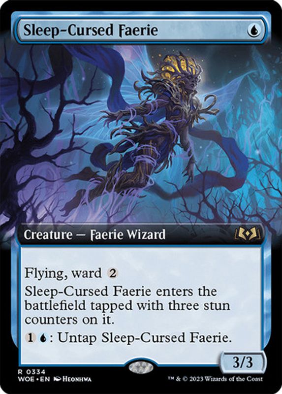 Sleep-Cursed Faerie (Extended Art) (Foil)
