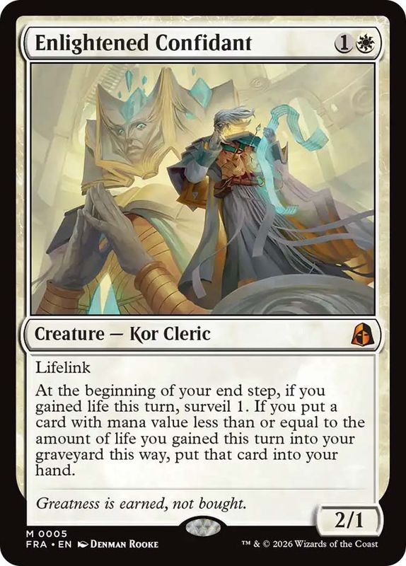 Enlightened Confidant (foil)