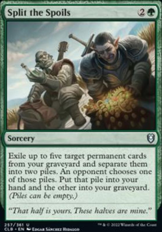 Split the Spoils