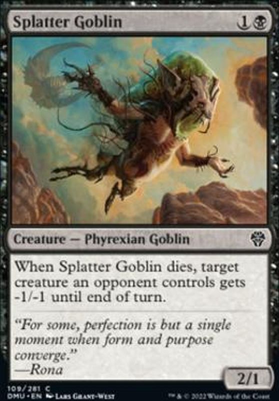 Splatter Goblin (foil)