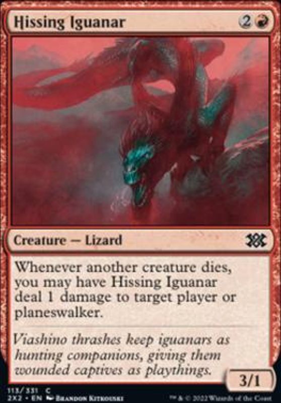 Hissing Iguanar (foil)