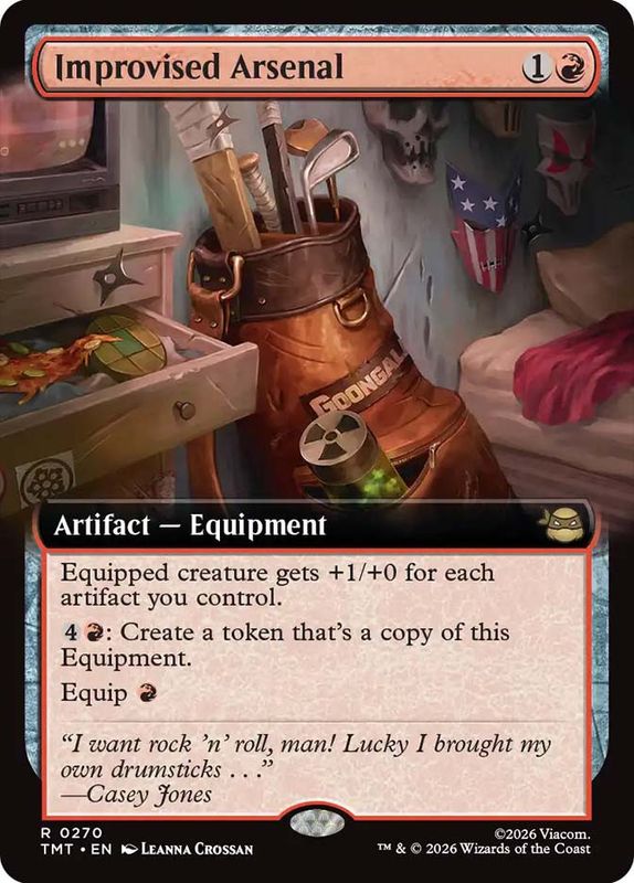 Improvised Arsenal (Extended Art) (Foil)