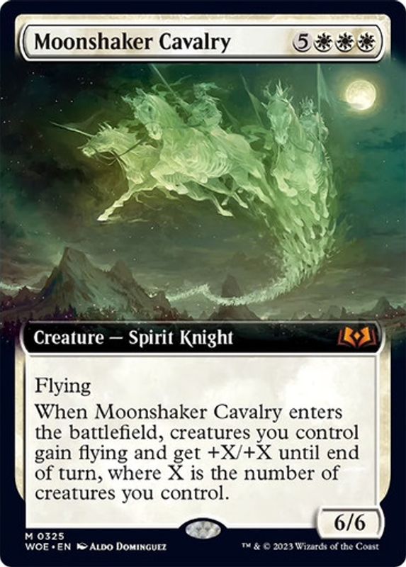 Moonshaker Cavalry (Extended Art) (foil)
