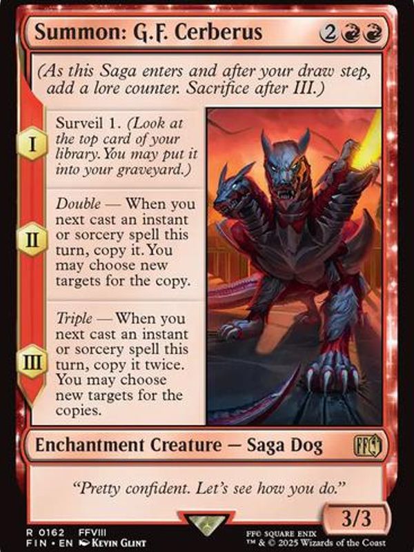 Summon: G.F. Cerberus (Foil)