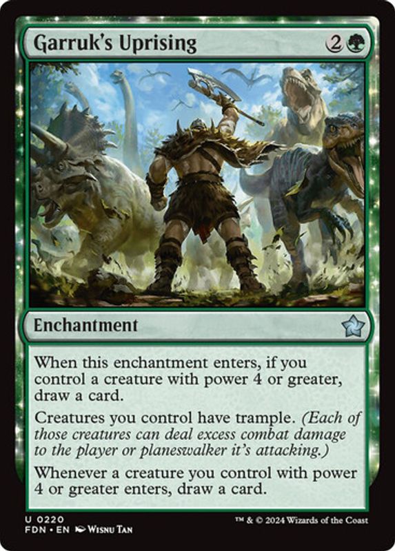 Garruk's Uprising (Foil)