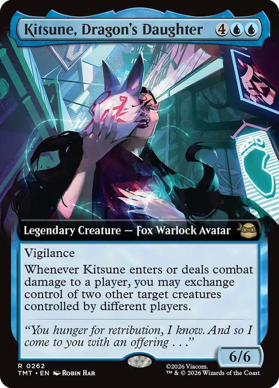 Kitsune, Dragon's Daughter (Extended Art) (Foil)