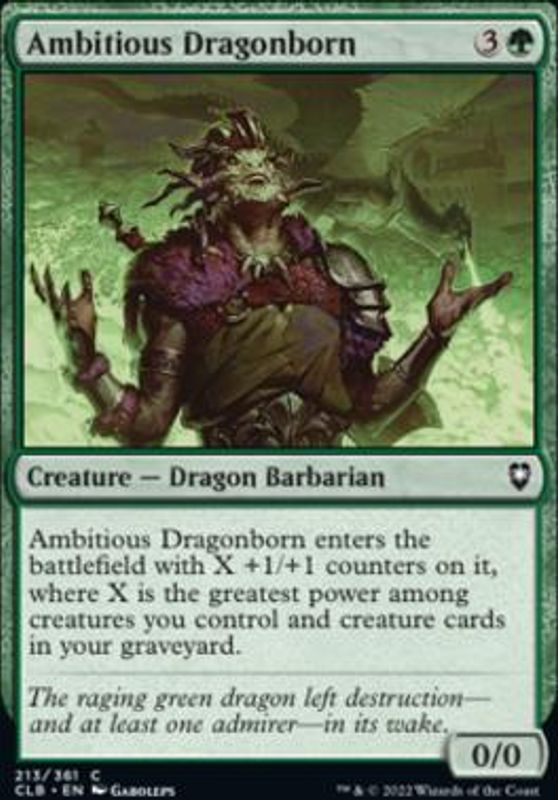Ambitious Dragonborn (foil)