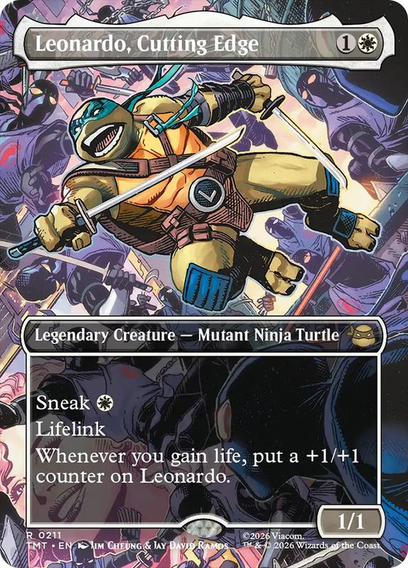 Leonardo, Cutting Edge (Borderless) (Foil)