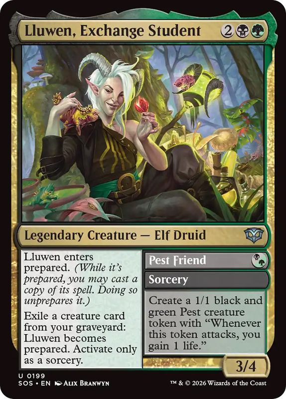 Lluwen, Exchange Student // Pest Friend (Foil)
