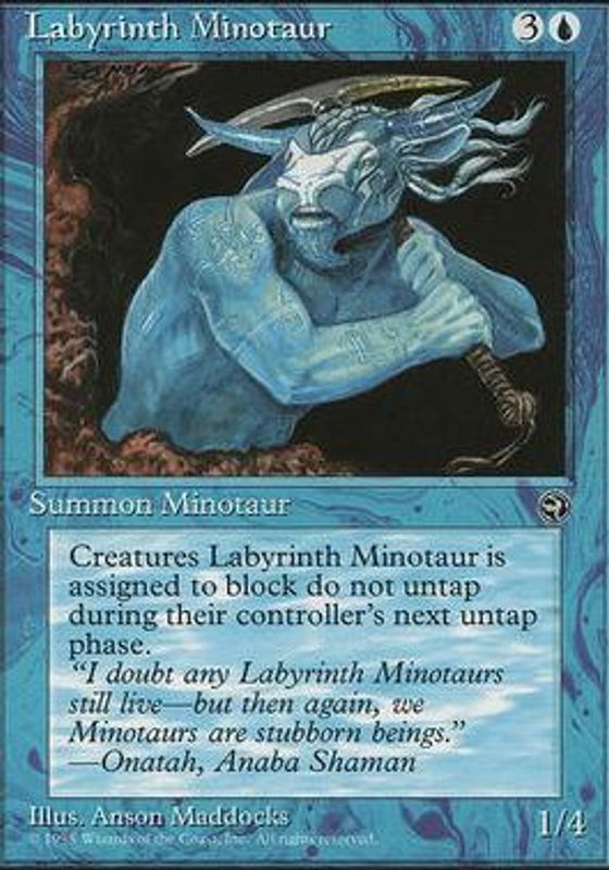 Labyrinth Minotaur (Pick-Axe)