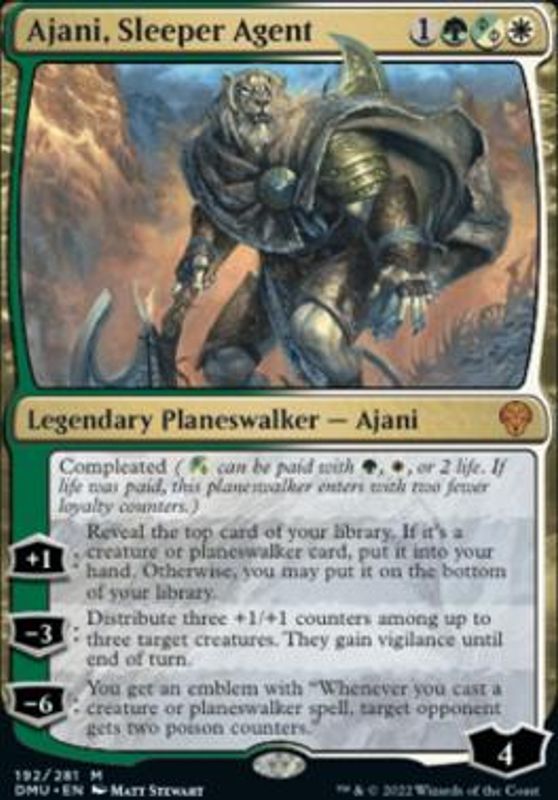 Ajani, Sleeper Agent (192) (foil)