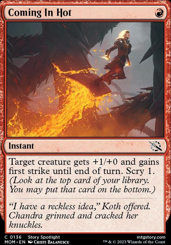 Coming In Hot (foil)