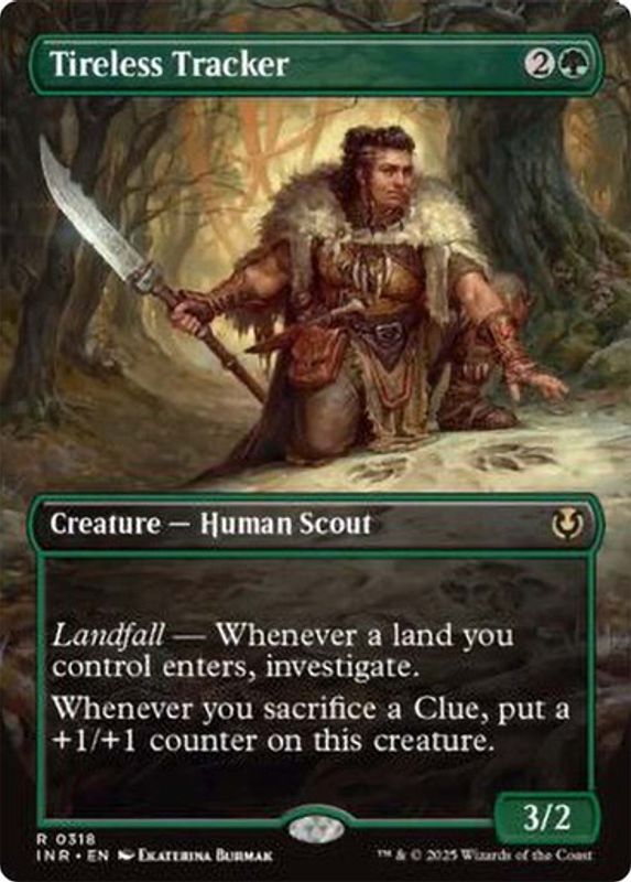 Tireless Tracker (Borderless) (Foil)
