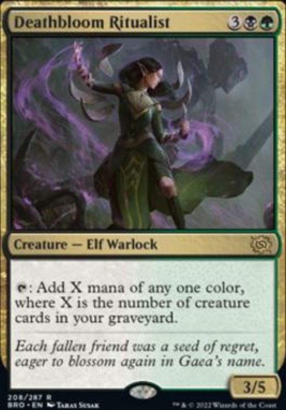 Deathbloom Ritualist (foil)