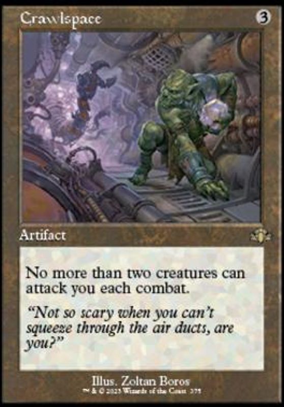 Crawlspace (Retro Frame) (foil)