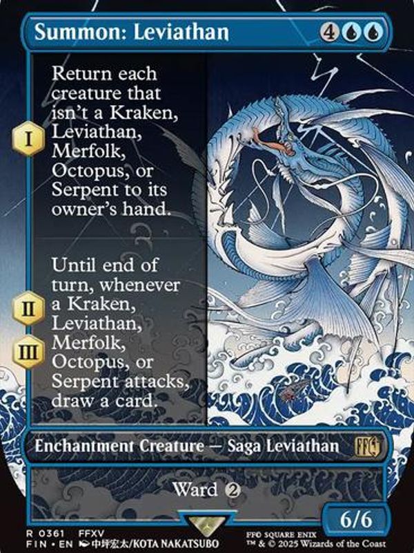 Summon: Leviathan (Borderless) (Foil)