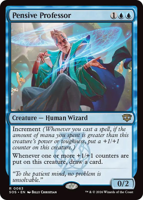 Pensive Professor