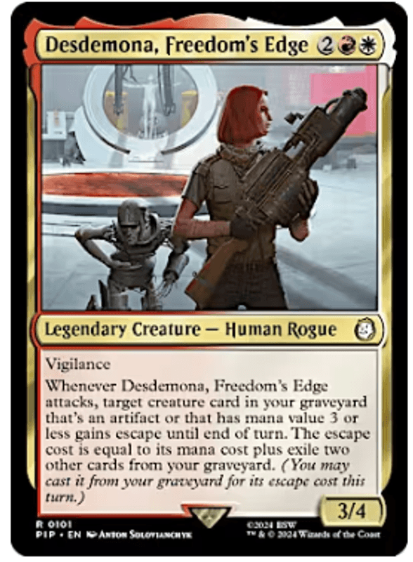 Desdemona, Freedom's Edge