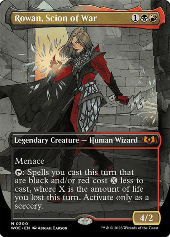 Rowan, Scion of War (Borderless) (foil)