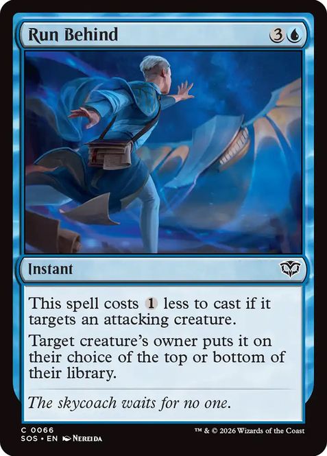 Hovedbilde Run Behind (Foil)
