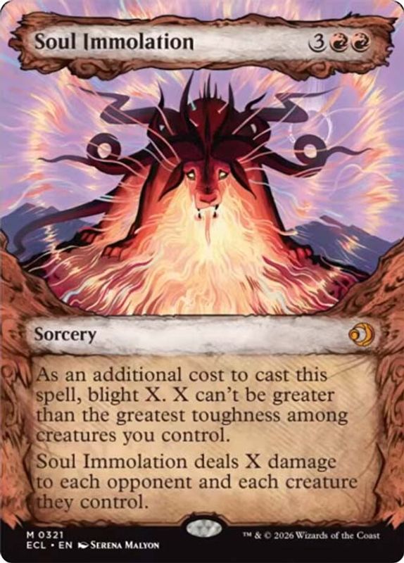 Soul Immolation (showcase) (Foil)