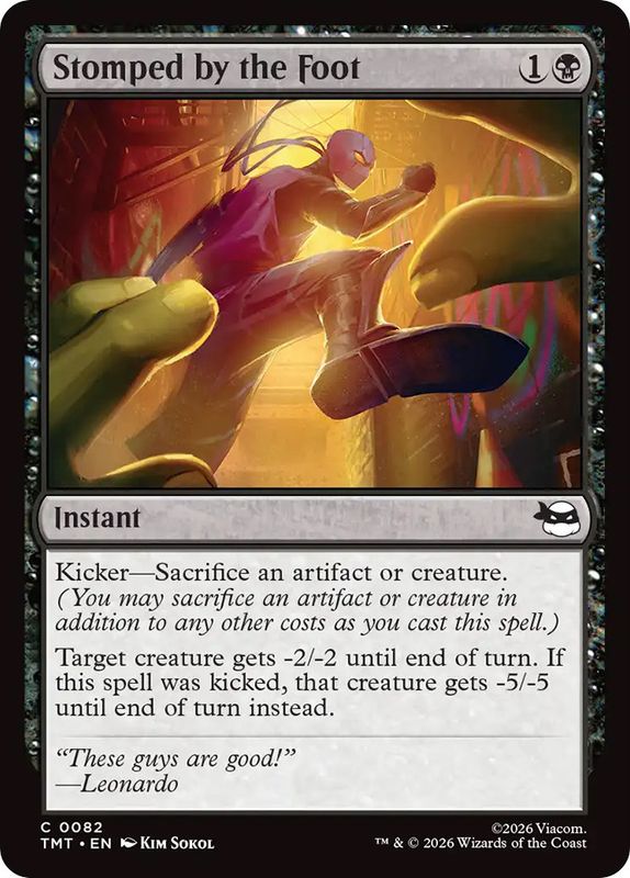 Stomped by the Foot (Foil)