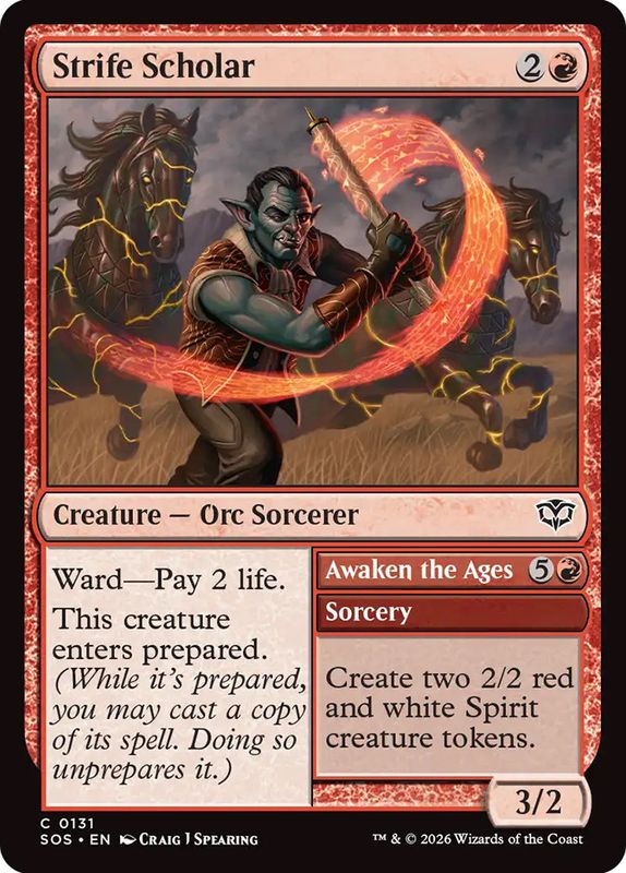Strife Scholar // Awaken the Ages (Foil)